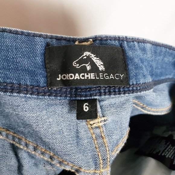 JORDACHE LEGACY Emily Skinny distressed jeans cuffed ankle - Picture 4 of 7